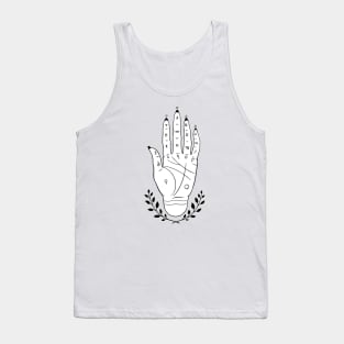 Palmistry hand Tank Top